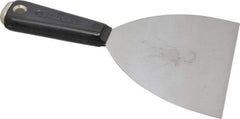 Hyde Tools - 5" Wide Carbon Steel Taping Knife - Flexible, Hammerhead Nylon Handle, 8-3/8" OAL - Exact Tool & Supply