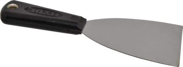 Hyde Tools - 3" Wide Carbon Steel Chisel Scraper - Stiff, Nylon Handle - Exact Tool & Supply