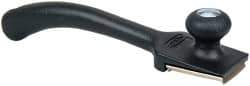 Hyde Tools - Carbon Steel 4-Edge Scraper - 2-5/8" Blade Width, 7-1/2" Long Plastic Handle - Exact Tool & Supply