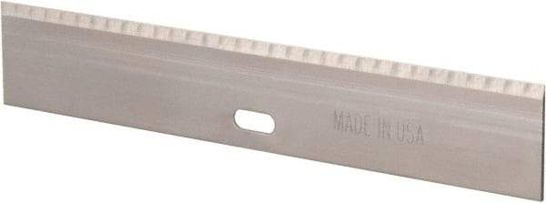 Hyde Tools - Carbon Steel 1-Edge Scraper Replacement Blade - 5-7/8" Blade Length x 3-1/4" Blade Width, For 33100 - Exact Tool & Supply