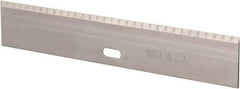 Hyde Tools - Carbon Steel 1-Edge Scraper Replacement Blade - 5-7/8" Blade Length x 3-1/4" Blade Width, For 33100 - Exact Tool & Supply