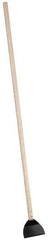 Hyde Tools - Stiff Carbon Steel Bent Scraper - 6" Blade Width, 55" Long Hardwood Handle - Exact Tool & Supply