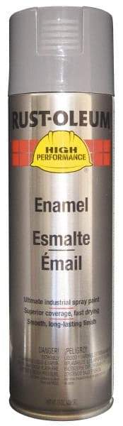 Rust-Oleum - Dark Machinery Gray, 15 oz Net Fill, Gloss, Enamel Spray Paint - 14 Sq Ft per Can, 15 oz Container, Use on Rust Proof Paint - Exact Tool & Supply