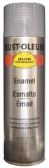 Rust-Oleum - Dark Machinery Gray, 15 oz Net Fill, Gloss, Enamel Spray Paint - 14 Sq Ft per Can, 15 oz Container, Use on Rust Proof Paint - Exact Tool & Supply