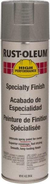 Rust-Oleum - Silver Aluminum, 14 oz Net Fill, Gloss, Enamel Spray Paint - 10 Sq Ft per Can, 14 oz Container, Use on Rust Proof Paint - Exact Tool & Supply