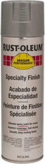 Rust-Oleum - Silver Aluminum, 14 oz Net Fill, Gloss, Enamel Spray Paint - 10 Sq Ft per Can, 14 oz Container, Use on Rust Proof Paint - Exact Tool & Supply