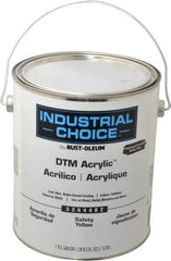 Rust-Oleum - 1 Gal Safety Yellow High Gloss Finish Acrylic Enamel Paint - Interior/Exterior, Direct to Metal, <250 gL VOC Compliance - Exact Tool & Supply