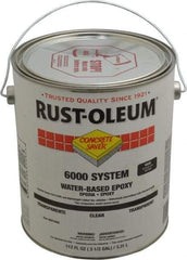 Rust-Oleum - 1 Gal High Gloss Clear Water-Based Epoxy - 200 to 350 Sq Ft/Gal Coverage, <250 g/L VOC Content - Exact Tool & Supply