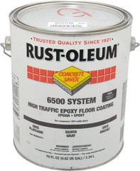 Rust-Oleum - 1 Gal High Gloss Silver Gray Epoxy - <100 g/L VOC Content - Exact Tool & Supply