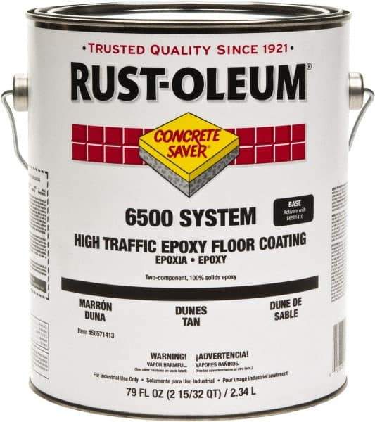 Rust-Oleum - 1 Gal High Gloss Dunes Tan Epoxy - <100 g/L VOC Content - Exact Tool & Supply