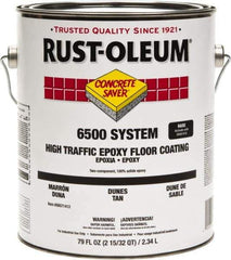 Rust-Oleum - 1 Gal High Gloss Dunes Tan Epoxy - <100 g/L VOC Content - Exact Tool & Supply