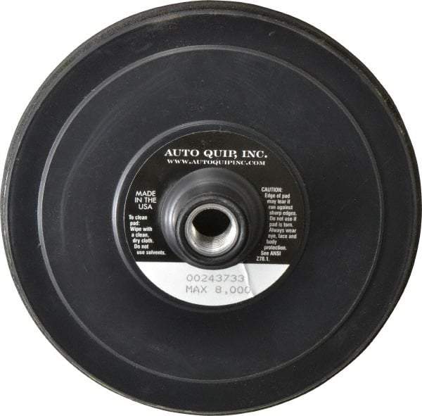 AutoQuip - 6" Diam Adhesive/PSA Disc Backing Pad - Firm Density, 8,000 RPM - Exact Tool & Supply