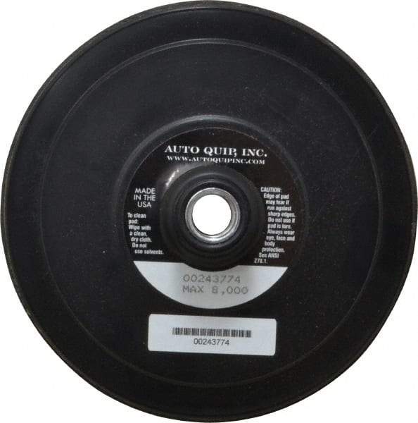 AutoQuip - 6" Diam Hook & Loop Disc Backing Pad - Firm Density, 8,000 RPM - Exact Tool & Supply