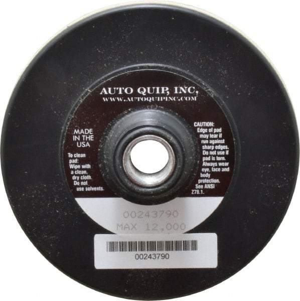 AutoQuip - 4-1/2" Diam Hook & Loop Disc Backing Pad - Medium Density, 12,000 RPM - Exact Tool & Supply