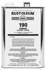 Rust-Oleum - 1 Gal Clean Up Solvent - 360 to 870 Sq Ft/Gal Coverage, <250 g/L VOC Content - Exact Tool & Supply