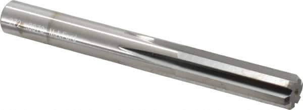 M.A. Ford - Letter X Solid Carbide 6 Flute Chucking Reamer - Straight Flute, 0.38" Straight Shank, 1-1/4" Flute Length, 3-1/2" OAL - Exact Tool & Supply