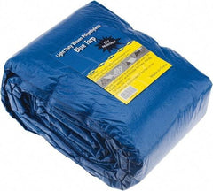 Value Collection - 60' Long x 40' Wide Polyethylene Tarp & Dust Cover - Blue - Exact Tool & Supply