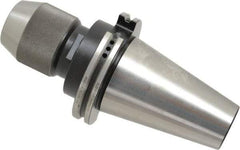 Albrecht - CAT50, 1/16 to 5/8" Capacity, Steel Integral Shank Drill Chuck - Keyless, Taper Shank, 2-1/4" Sleeve Diam, 4-1/32" Open Length - Exact Tool & Supply