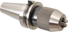 Albrecht - BT40, 1/32 to 1/2" Capacity, Steel Integral Shank Drill Chuck - Keyless, Taper Shank, 2" Sleeve Diam, 3-5/8" Open Length - Exact Tool & Supply