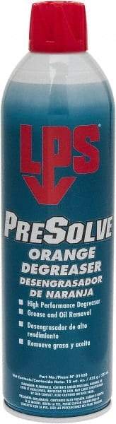 LPS - 20 oz Aerosol Cleaner/Degreaser - Aerosol, Orange - Exact Tool & Supply