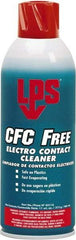 LPS - 11 Ounce Aerosol Contact Cleaner - 0°F Flash Point, Flammable, Food Grade, Plastic Safe - Exact Tool & Supply