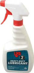 LPS - 20 oz Trigger Spray Bottle Nondrying Film Lubricant - Clear Amber, Food Grade - Exact Tool & Supply