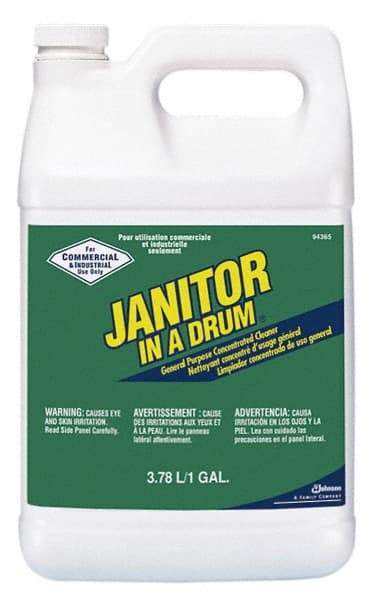 Janitor In A Drum - 1 Gallon, Citrus Scent, All Purpose Cleaner - Comes in Bottle - Exact Tool & Supply