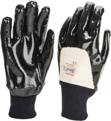 SHOWA - Size M (9) Nitrile Coated Jersey General Protection Work Gloves - Exact Tool & Supply