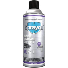 Sprayon - 16 oz Zinc Cold Galvanizing Compound - Comes in Aerosol - Exact Tool & Supply