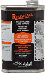 Releasall - 16 oz Rust Solvent/Penetrant - Comes in Can - Exact Tool & Supply