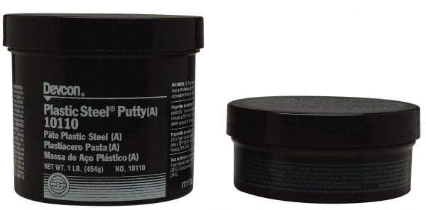 Devcon - 25 Lb Pail Two Part Epoxy - 45 min Working Time, Series Plastic Steel - Exact Tool & Supply
