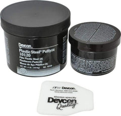 Devcon - 4 Lb Pail Two Part Epoxy - 45 min Working Time, Series Plastic Steel - Exact Tool & Supply