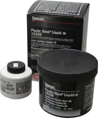 Devcon - 4 Lb Pail Two Part Epoxy - 45 min Working Time, Series Plastic Steel - Exact Tool & Supply