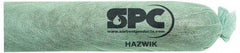 Brady SPC Sorbents - 12 Gal, 12' Long, 3" Diam, Polypropylene Sock - Chemical & Hazmat, Green - Exact Tool & Supply