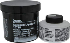 Devcon - 1 Lb Pail Two Part Epoxy - 75 min Working Time, 2,700 psi Shear Strength - Exact Tool & Supply