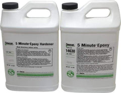 Devcon - 9 Lb Bottle Two Part Epoxy - 3 to 6 min Working Time, 1,900 psi Shear Strength - Exact Tool & Supply