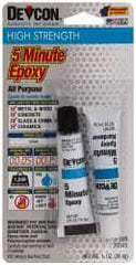 Devcon - 0.5 oz Tube Two Part Epoxy - 4 to 5 min Working Time - Exact Tool & Supply