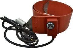 Value Collection - 3" Wide, 30 Gallon Wrap-Around Drum Heater with Thermostat - 120 Volt, 70°F to 425°F Thermostat Rating - Exact Tool & Supply