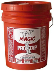 Tap Magic - Tap Magic ProTap, 5 Gal Pail Cutting & Tapping Fluid - Semisynthetic, For Boring, Broaching, Drilling, Engraving, Facing, Milling, Reaming, Sawing, Threading, Turning - Exact Tool & Supply