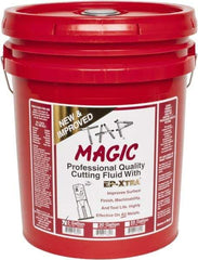 Tap Magic - Tap Magic EP-Xtra, 5 Gal Pail Cutting & Tapping Fluid - Semisynthetic, For Boring, Broaching, Drilling, Engraving, Facing, Milling, Reaming, Sawing, Threading, Turning - Exact Tool & Supply