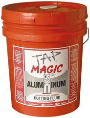 Tap Magic - Tap Magic Aluminum, 5 Gal Pail Cutting & Tapping Fluid - Semisynthetic, For Boring, Broaching, Drilling, Engraving, Facing, Milling, Reaming, Sawing, Threading, Turning - Exact Tool & Supply