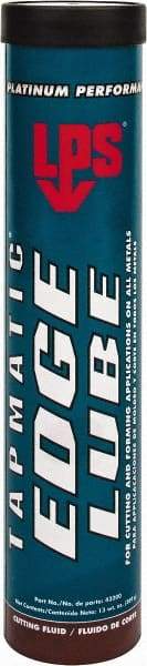 LPS - Tapmatic EdgeLube, 13 oz Tube Cutting & Tapping Fluid - Wax, For Boring, Broaching, Drawing, Drilling, Engraving, Facing, Grinding, Milling, Reaming, Sawing, Stamping, Tapping, Threading, Turning - Exact Tool & Supply