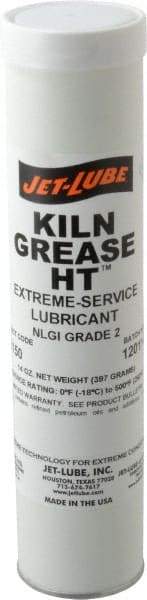 Jet-Lube - 14 oz Cartridge Aluminum General Purpose Grease - Green, 500°F Max Temp, NLGIG 2, - Exact Tool & Supply
