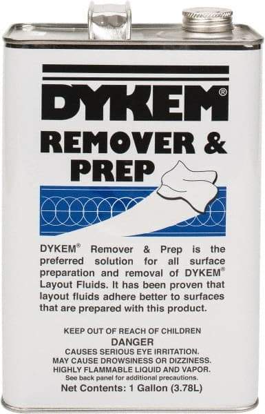 Dykem - Layout Fluid Remover and Cleaner - 1 Gallon Can - Exact Tool & Supply