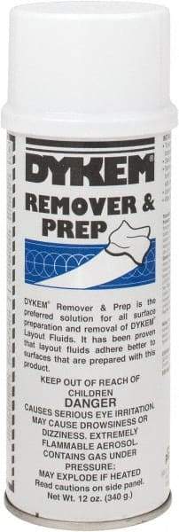 Dykem - Layout Fluid Remover and Thinner - 16 Ounce Aerosol Can - Exact Tool & Supply