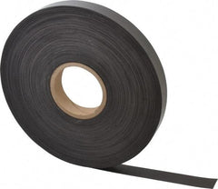 Mag-Mate - 200' Long x 1" Wide x 1/32" Thick Flexible Magnetic Strip - 8 Lb Max Pull Force, 4 Linear Ft/Lb Magnetic Pull Force, Plain Back - Exact Tool & Supply