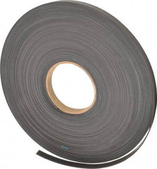 Mag-Mate - 100' Long x 1/2" Wide x 1/16" Thick Flexible Magnetic Strip - 6 Lb Max Pull Force, 3 Linear Ft/Lb Magnetic Pull Force, Plain Back - Exact Tool & Supply