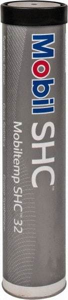 Mobil - 12.5 oz Cartridge Synthetic High Temperature Grease - Red, High Temperature, NLGIG 1-1/2, - Exact Tool & Supply