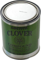 Loctite - 1 Lb Grease Compound - Compound Grade Ultra Fine, Grade 7A, 1,200 Grit, Black & Gray, Use on General Purpose - Exact Tool & Supply