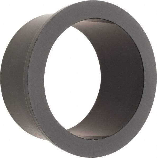 Poly Hi Solidur - 1-1/2" Inside x 1-3/4" Outside Diam, Nylon Sleeve Bearing - 2" Outside Diam, 1/8" Flange Thickness, 1" OAL - Exact Tool & Supply